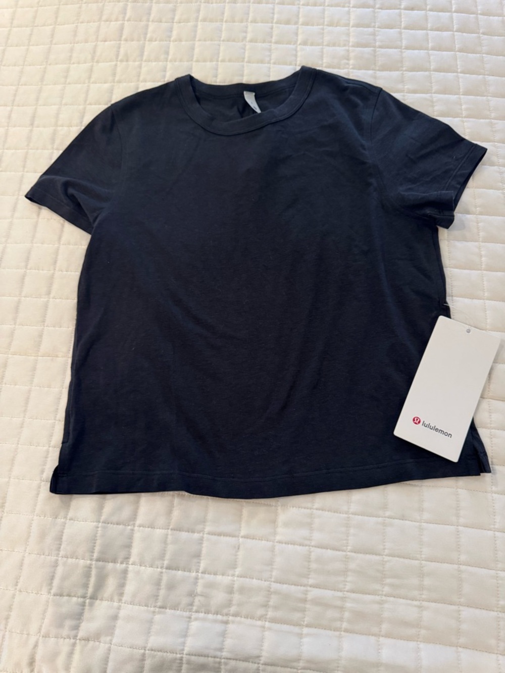 Lululemon Black Crewneck Tee